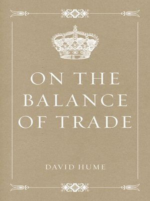 cover image of On the Balance of Trade